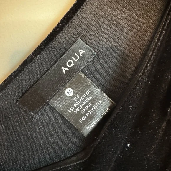 Velvet lbd with bow detail on shoulder - Picture 5 of 8